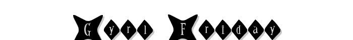 Gyrl Friday font